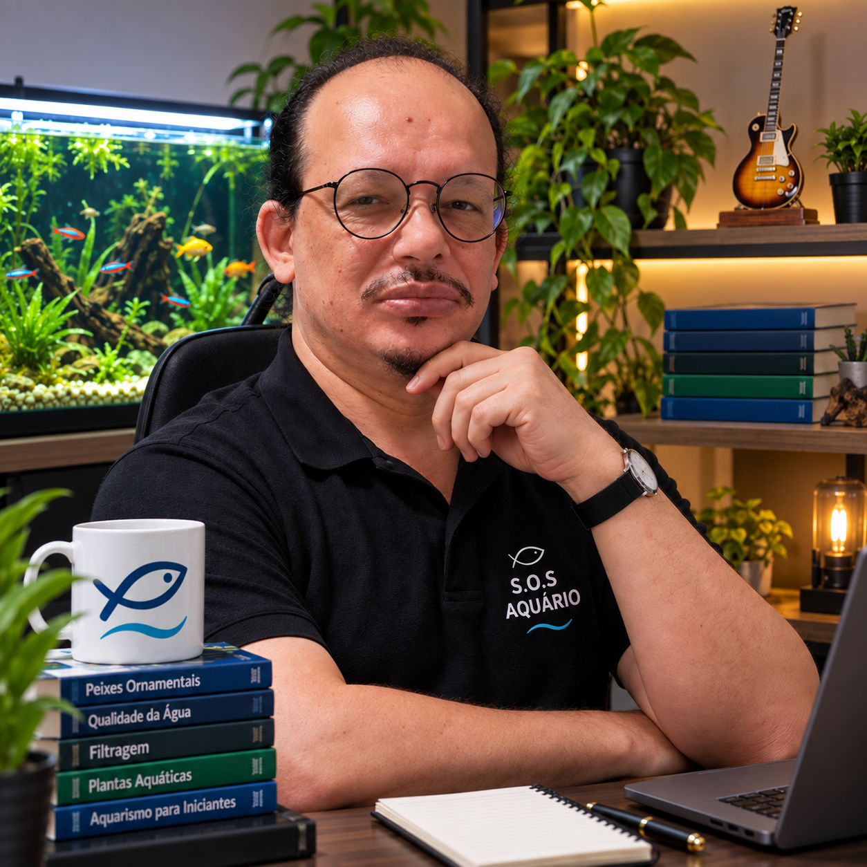 Jairo Oliveira, autor da Coleção S.O.S Aquário