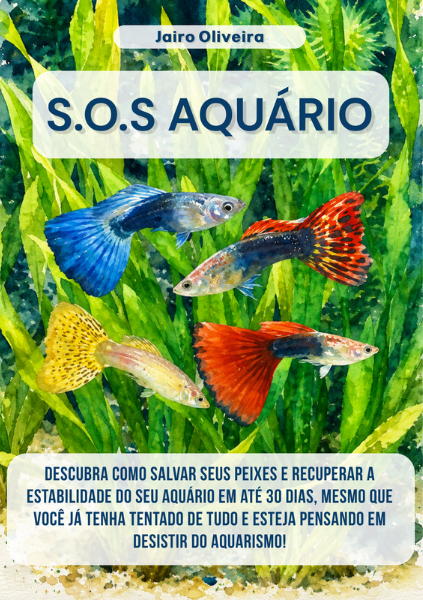 Capa original do e-book S.O.S Aquário, de Jairo Oliveira